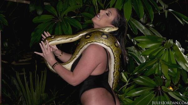 Exotic Porn With Horny Lady Angela And Big Fat Snake