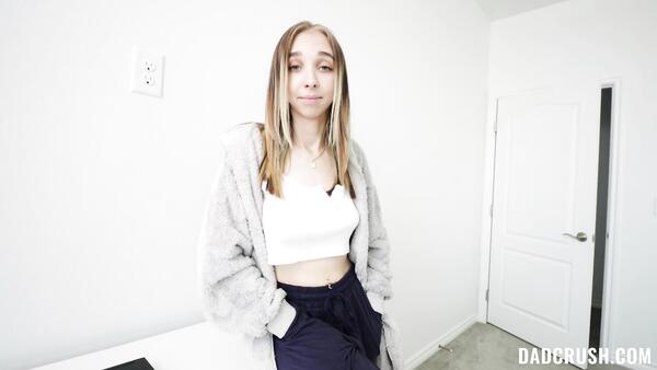 Naughty Girl Asks Her Dear Step Daddy to Give Her His Dick So She Can Suck It