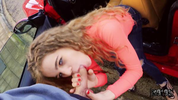 Young Girl Sabrina Wants To Ride A Car And Suck Big Dicks