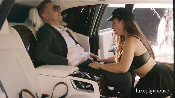 Cute Female Chauffeur Seduces His Boss, Then His Wife
